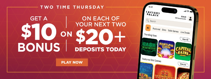 caesars palace online casino promotion