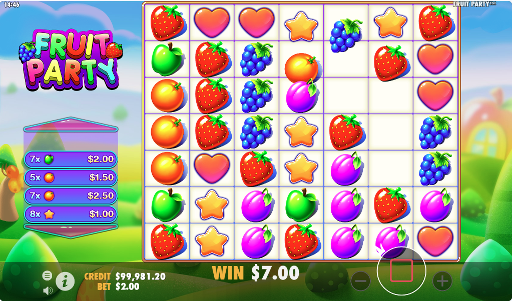 fruit party online slot machine